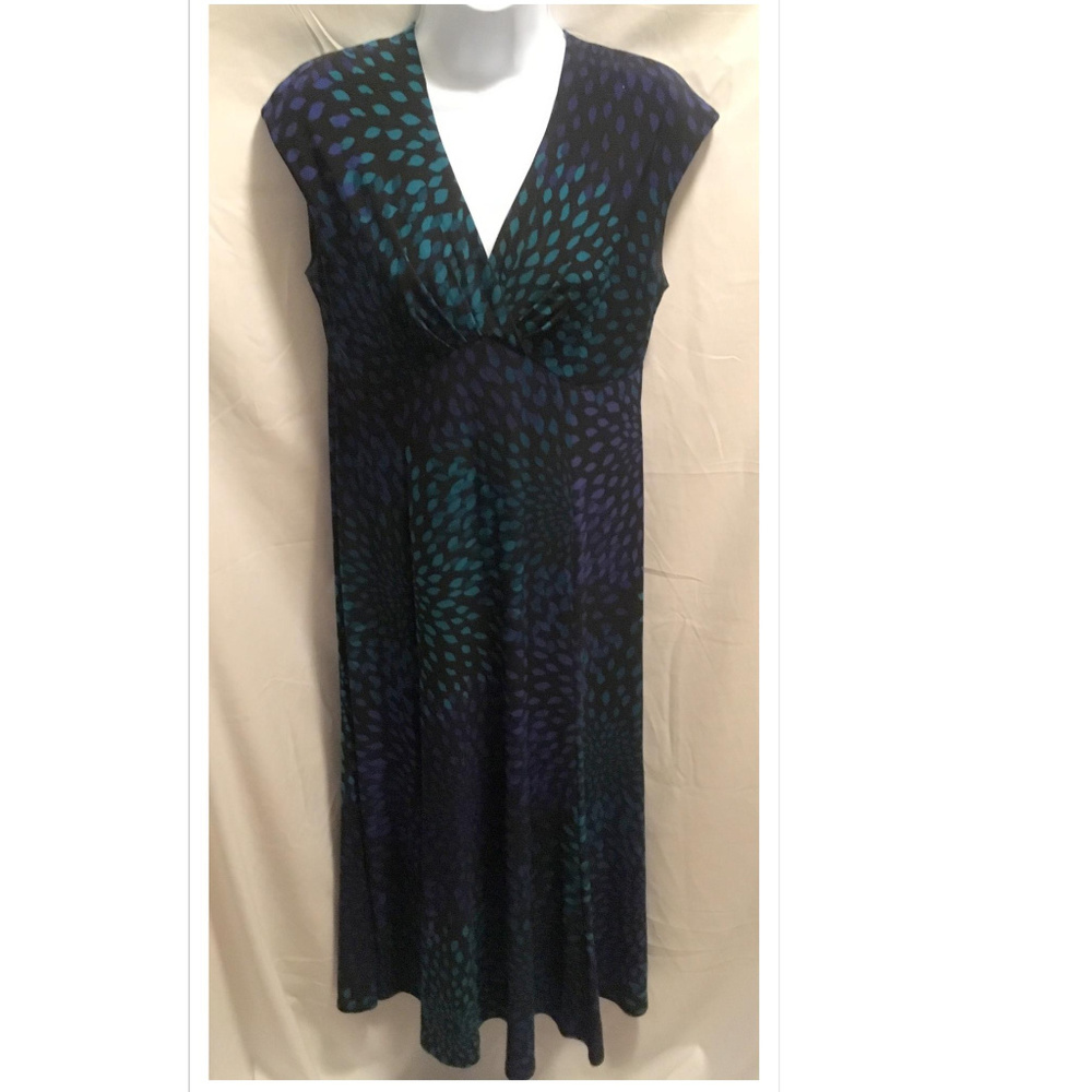 ❤️ Sz 8 New Directions Maxi Dress Slinky Stretch